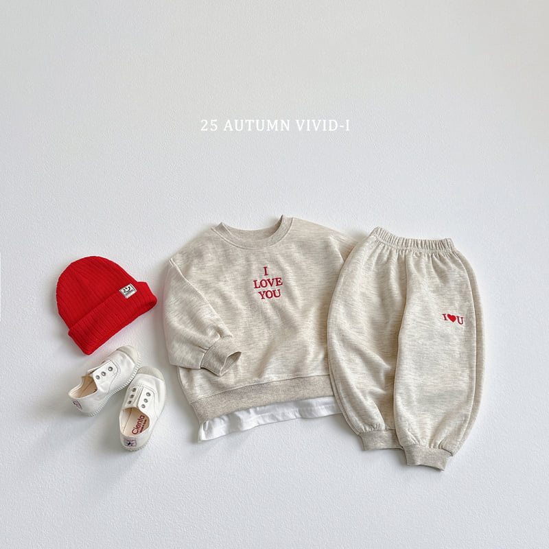 Vivid I - Korean Children Fashion - #kidzfashiontrend - Love Embroidery Set - 7