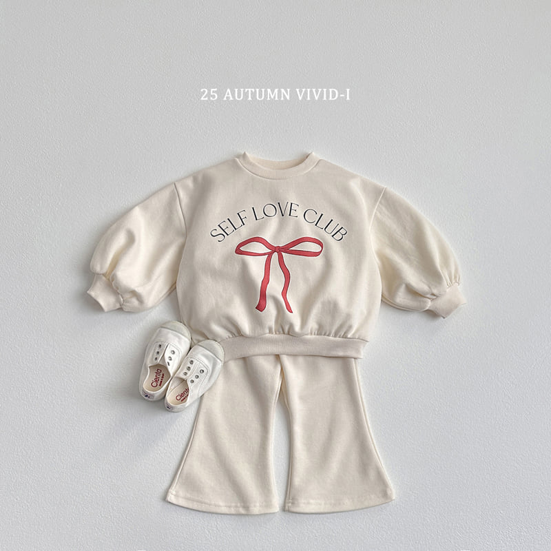 Vivid I - Korean Children Fashion - #kidsstore - Fall Ribbon Bootcut Set - 4