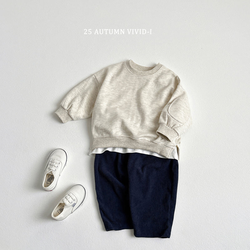 Vivid I - Korean Children Fashion - #kidzfashiontrend - Label Pancake Sweatshirt - 7