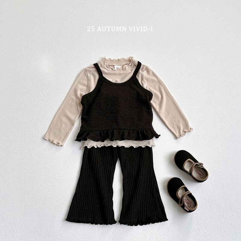 Vivid I - Korean Children Fashion - #littlefashionista - Pocket Bootcut Pants - 11