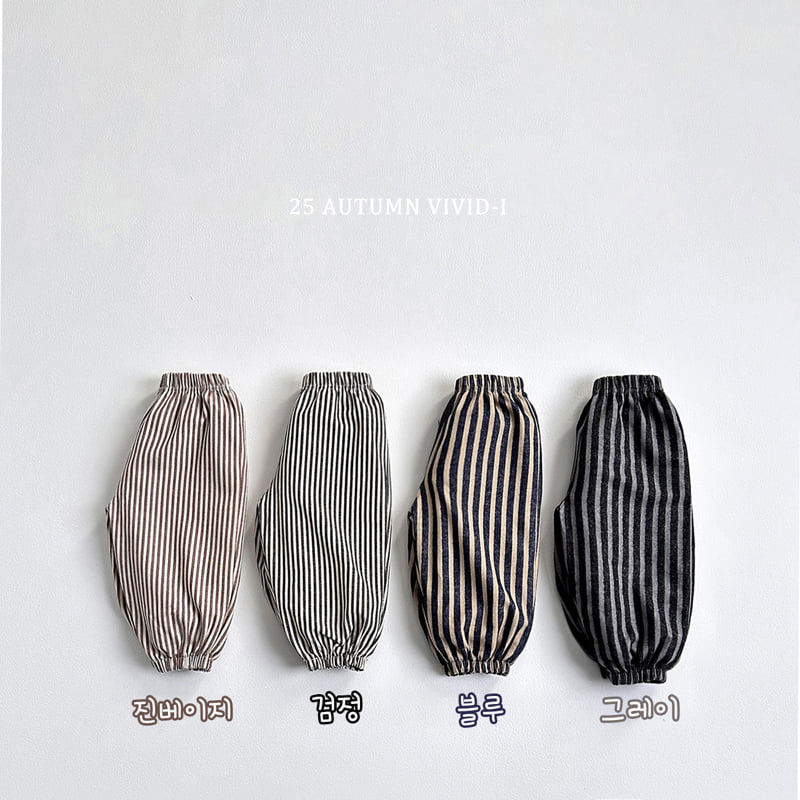 Vivid I - Korean Children Fashion - #littlefashionista - Stripe Bloomers - 3