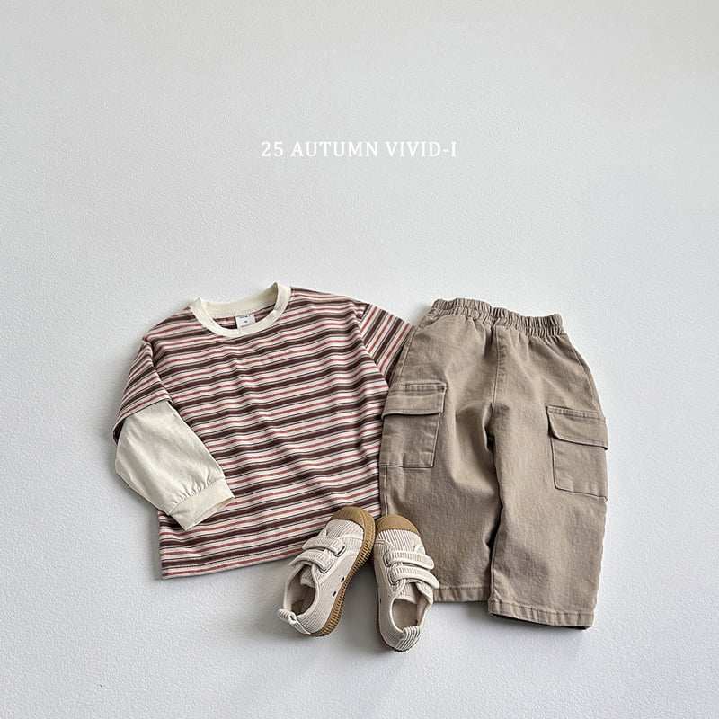 Vivid I - Korean Children Fashion - #littlefashionista - Stretch Cargo Cotton Pants - 9