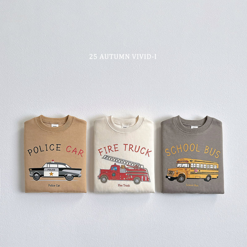 Vivid I - Korean Children Fashion - #littlefashionista - Classic Car Sweatshirt - 3