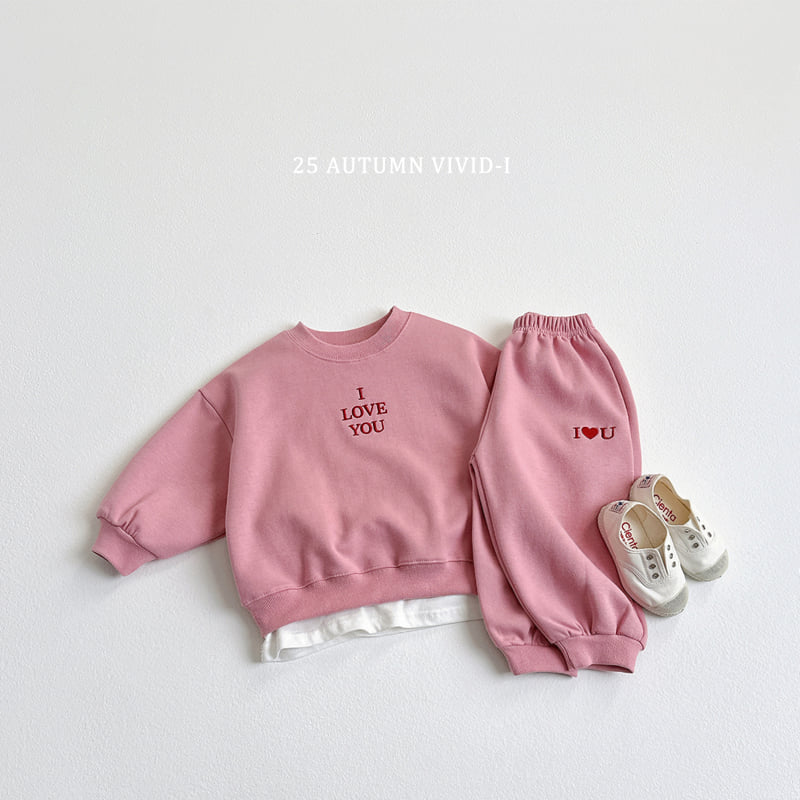 Vivid I - Korean Children Fashion - #littlefashionista - Love Embroidery Set - 9