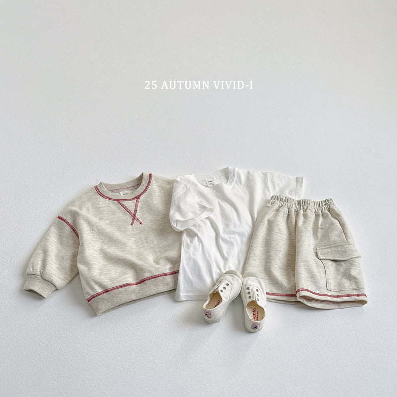 Vivid I - Korean Children Fashion - #littlefashionista - Guy Rope Shorts Set - 10