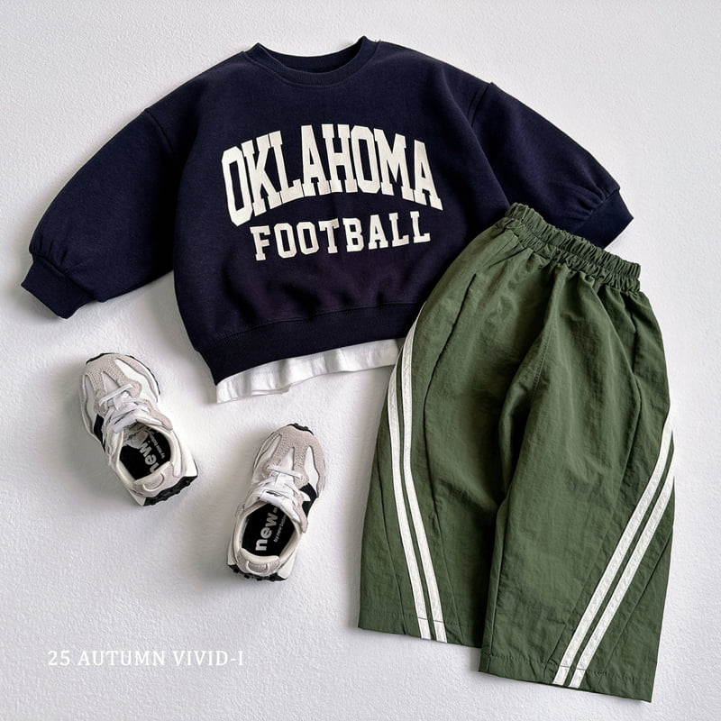 Vivid I - Korean Children Fashion - #littlefashionista - Rounded Track Pants - 12