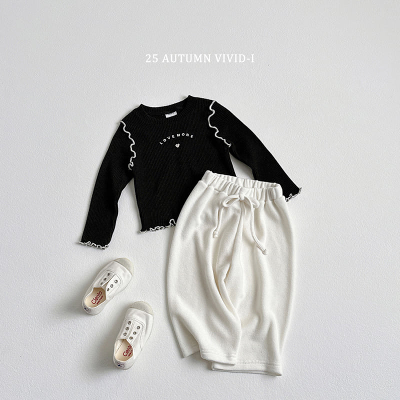 Vivid I - Korean Children Fashion - #littlefashionista - Knit Wide Pants - 10
