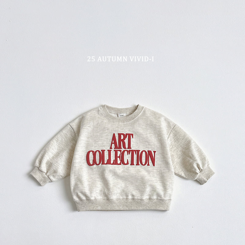 Vivid I - Korean Children Fashion - #Kfashion4kids - Art Embossed Sweatshirt - 4