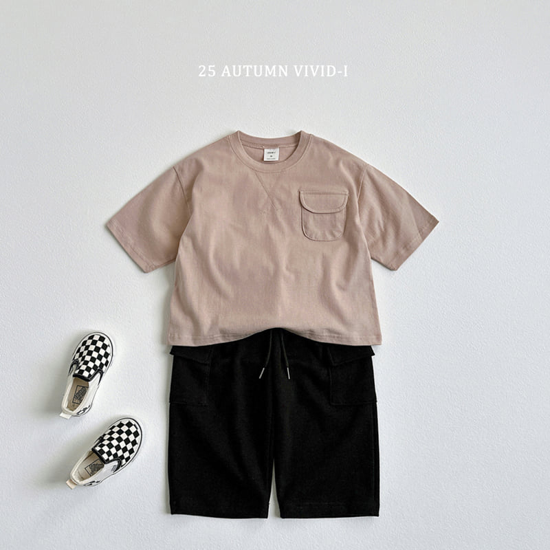 Vivid I - Korean Children Fashion - #magicofchildhood - Pocket Boxy Short Sleeve Tee - 11