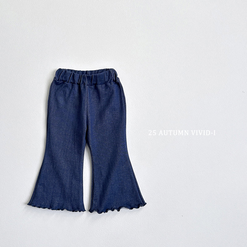 Vivid I - Korean Children Fashion - #magicofchildhood - Stretch Bootcut Pants - 6
