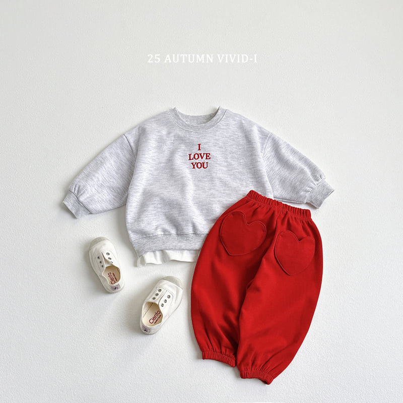 Vivid I - Korean Children Fashion - #magicofchildhood - Love Embroidery Set - 10
