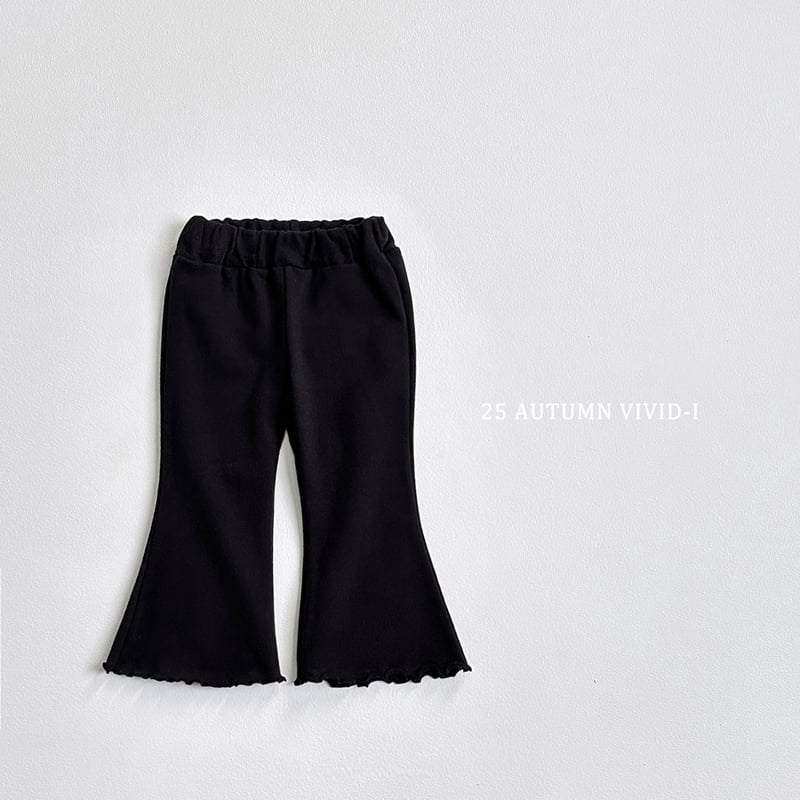 Vivid I - Korean Children Fashion - #magicofchildhood - Wave Stretch Bootcut Pants - 3