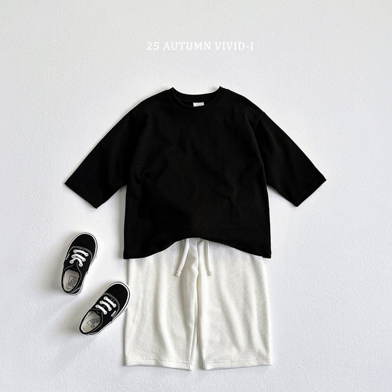 Vivid I - Korean Children Fashion - #magicofchildhood - Knit Wide Pants - 11