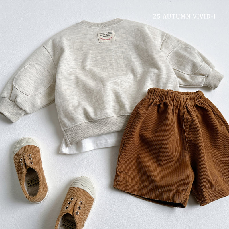Vivid I - Korean Children Fashion - #magicofchildhood - Label Pancake Sweatshirt - 10