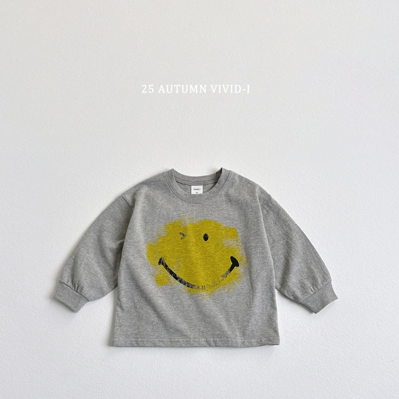 Vivid I - Korean Children Fashion - #magicofchildhood - Vintage Smile Tee - 5