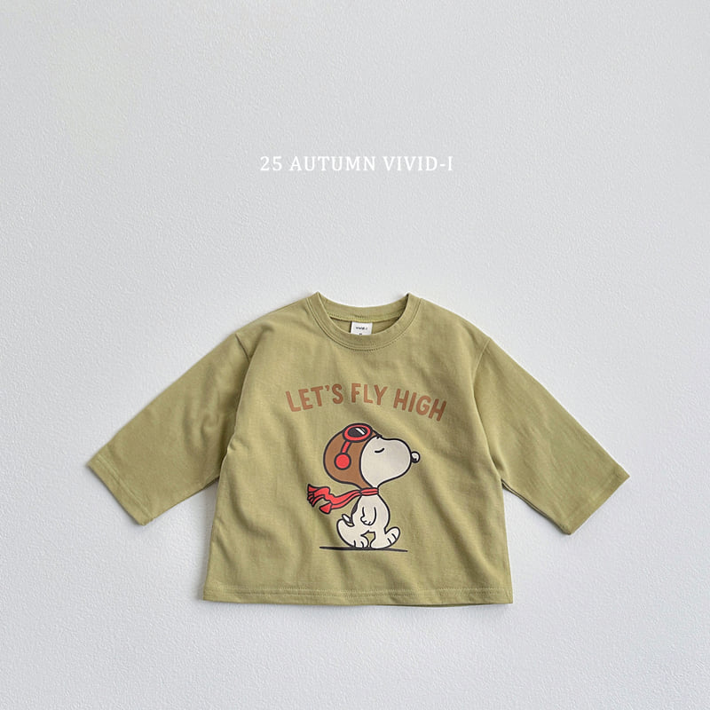Vivid I - Korean Children Fashion - #magicofchildhood - Fly Dog Tee - 6