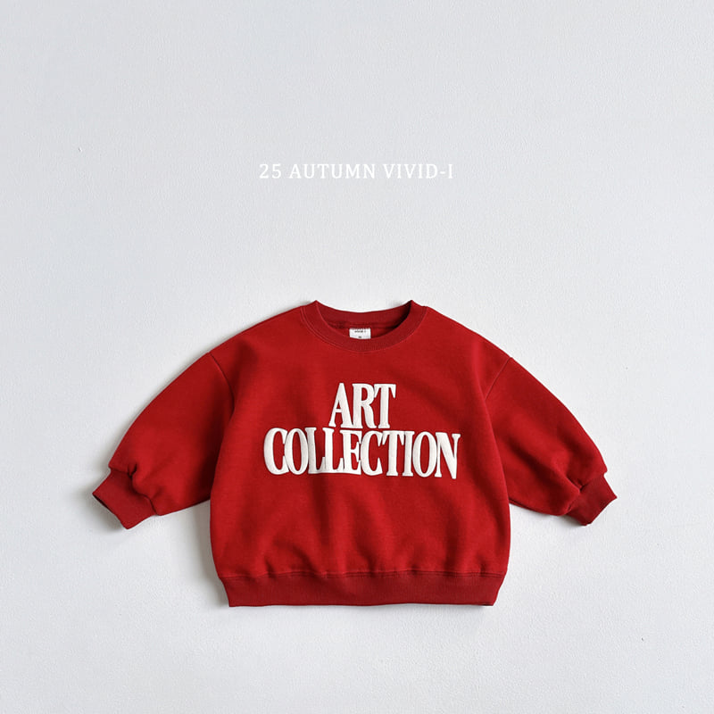 Vivid I - Korean Children Fashion - #magicofchildhood - Art Embossed Sweatshirt - 5