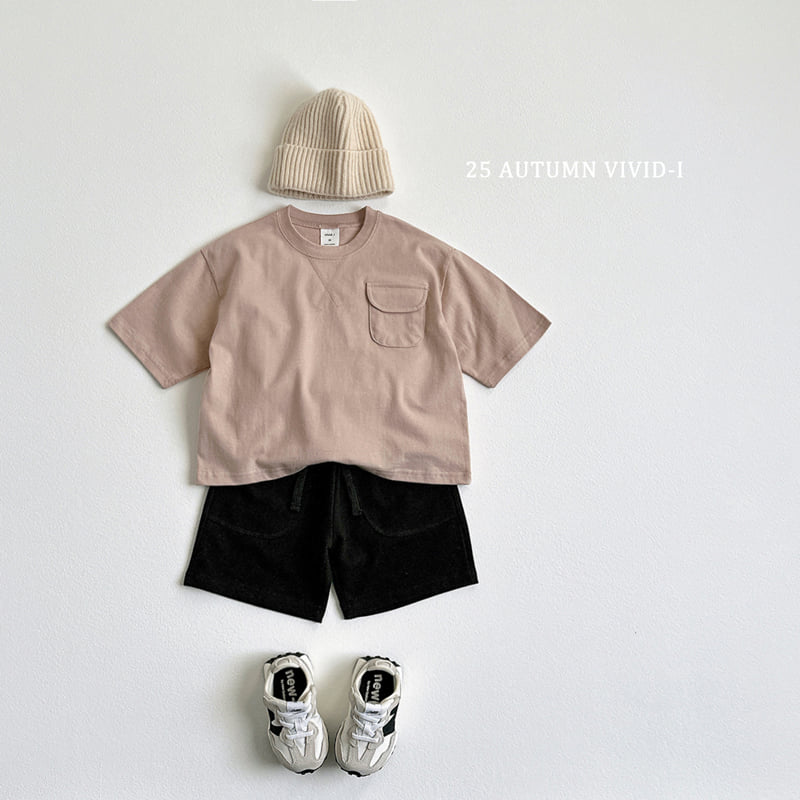 Vivid I - Korean Children Fashion - #minifashionista - Pocket Boxy Short Sleeve Tee - 12