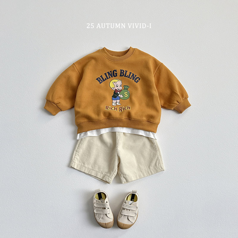 Vivid I - Korean Children Fashion - #minifashionista - Corduroy Shorts - 8