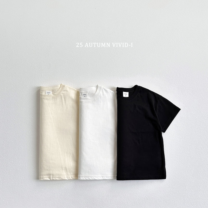 Vivid I - Korean Children Fashion - #minifashionista - Layered Short Sleeve Tee