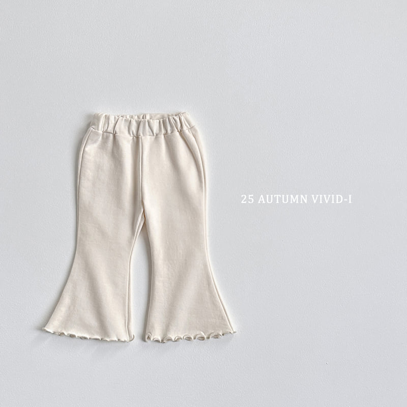 Vivid I - Korean Children Fashion - #magicofchildhood - Wave Stretch Bootcut Pants - 4