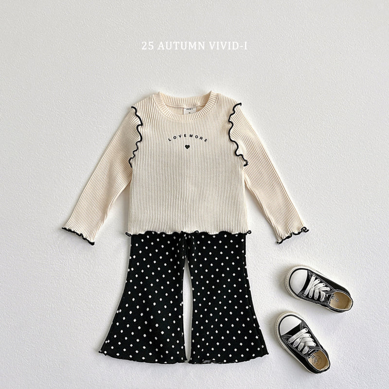 Vivid I - Korean Children Fashion - #minifashionista - Love Ribbed Wing Tee - 7