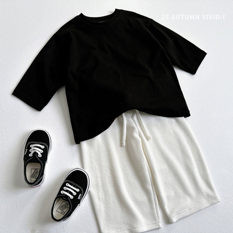 Vivid I - Korean Children Fashion - #minifashionista - Knit Wide Pants - 12