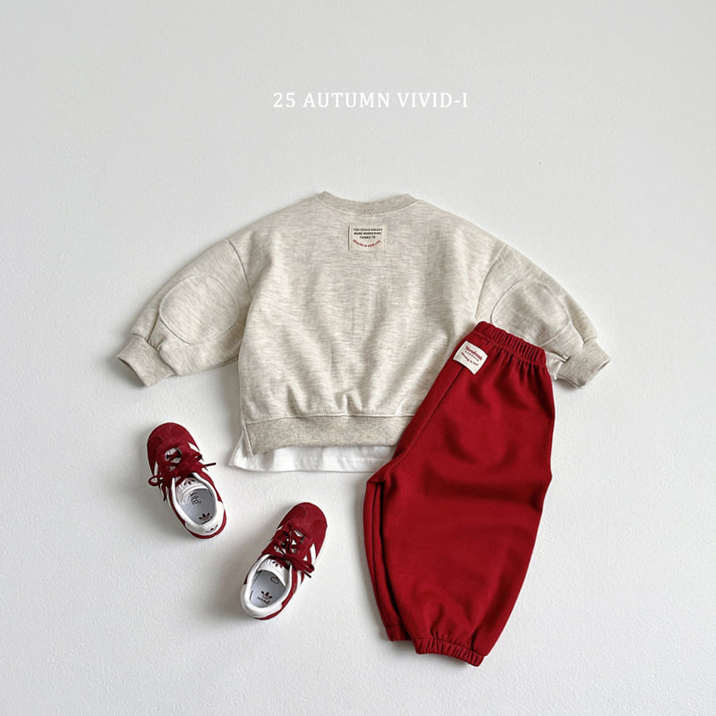 Vivid I - Korean Children Fashion - #minifashionista - Label Pancake Sweatshirt - 11