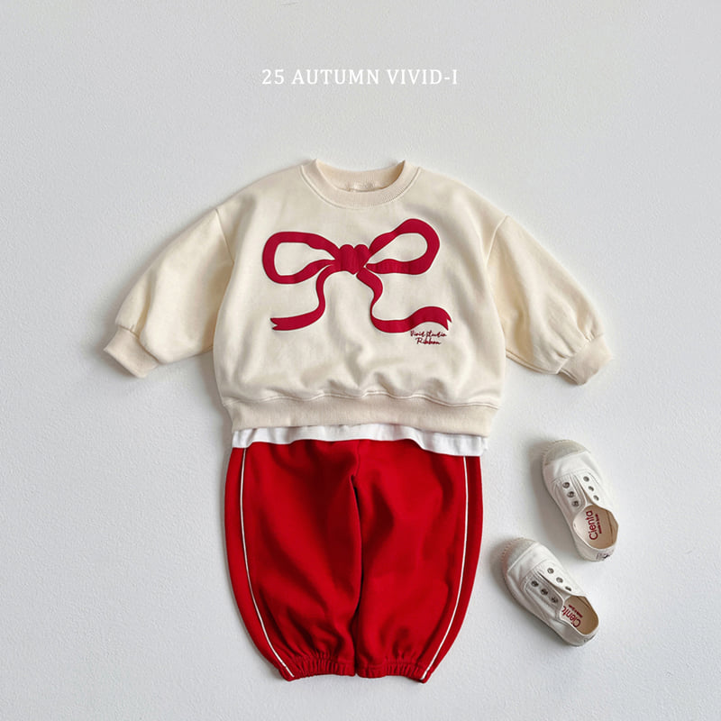 Vivid I - Korean Children Fashion - #minifashionista - Piping Line Jogger Pants - 10
