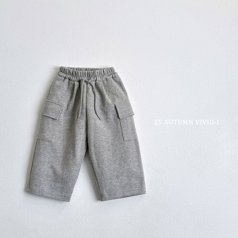 Vivid I - Korean Children Fashion - #magicofchildhood - Wide Fit Cargo Tie Pants - 4
