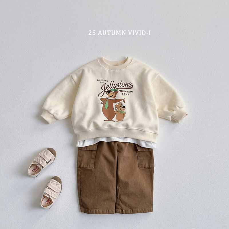 Vivid I - Korean Children Fashion - #prettylittlegirls - Stretch Cargo Cotton Pants - 12