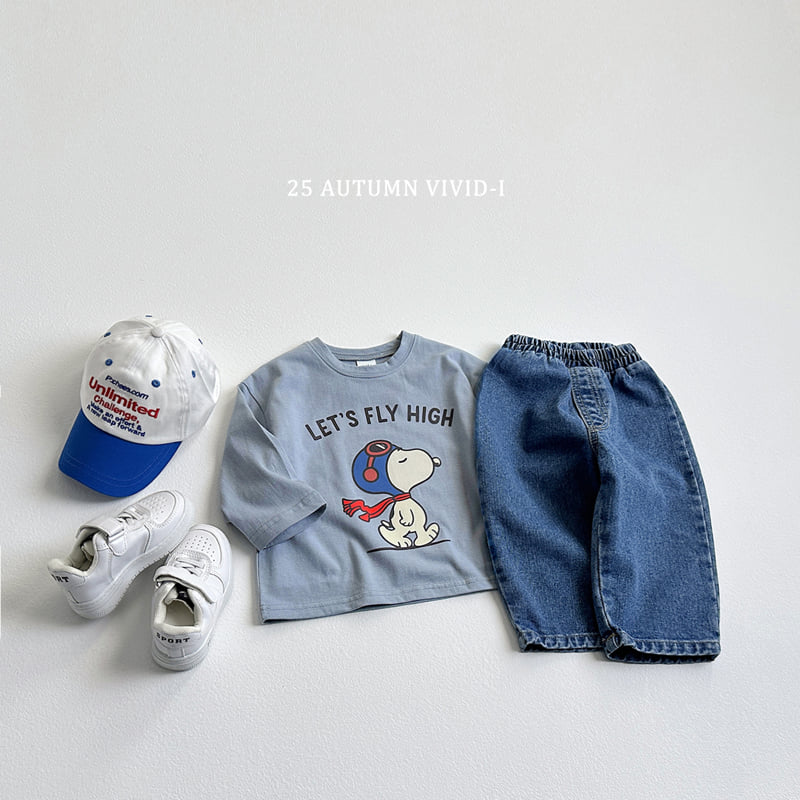 Vivid I - Korean Children Fashion - #prettylittlegirls - Fly Dog Tee - 8