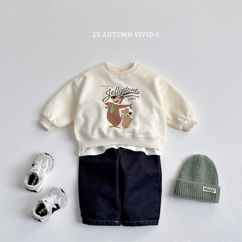Vivid I - Korean Children Fashion - #stylishchildhood - Travel Bear Sweatshirt - 8