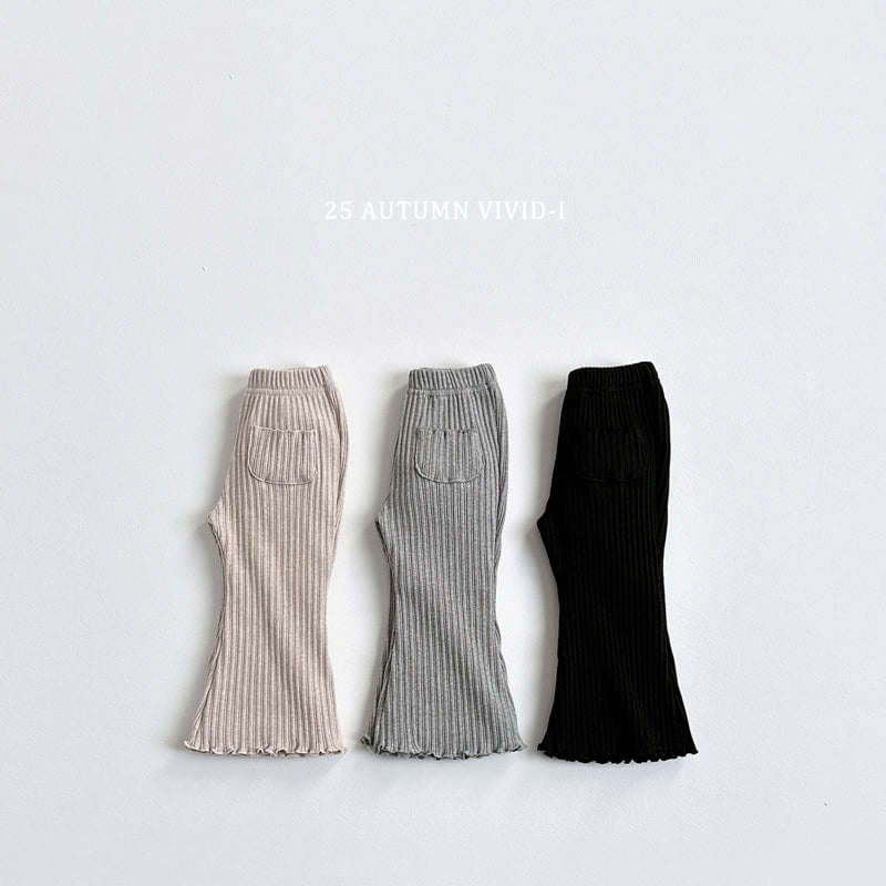 Vivid I - Korean Children Fashion - #stylishchildhood - Pocket Bootcut Pants