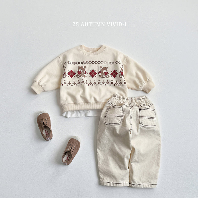 Vivid I - Korean Children Fashion - #stylishchildhood - Fall Stitch Cotton Pants - 6