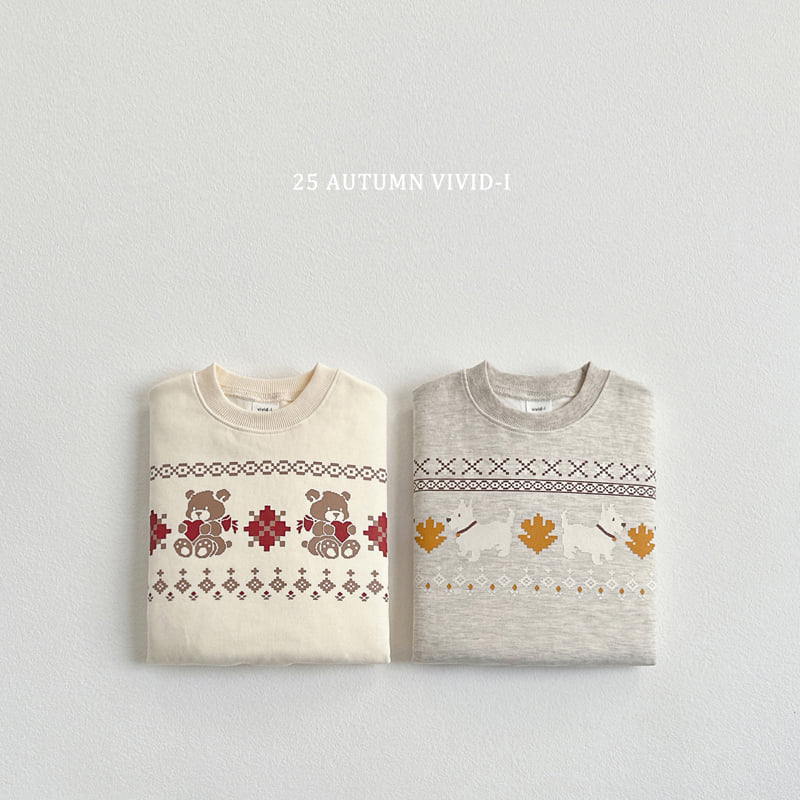 Vivid I - Korean Children Fashion - #stylishchildhood - Nordic Sweatshirt - 3