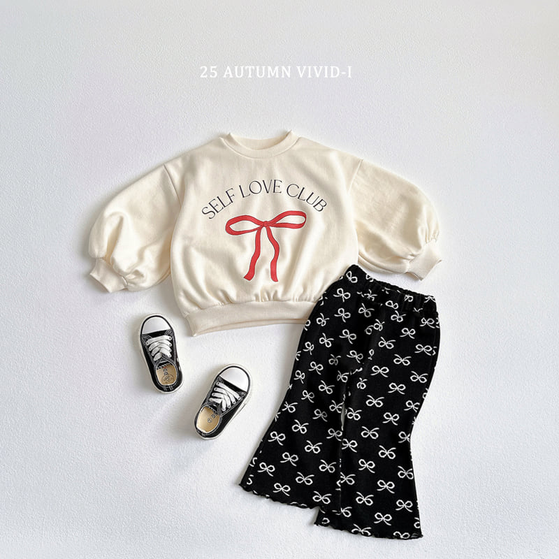 Vivid I - Korean Children Fashion - #todddlerfashion - Fall Ribbon Bootcut Set - 10