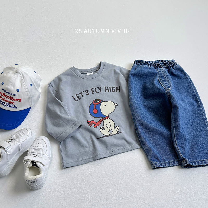 Vivid I - Korean Children Fashion - #todddlerfashion - Fly Dog Tee - 9