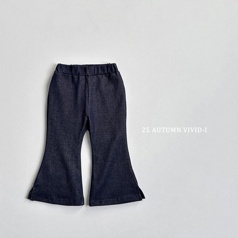 Vivid I - Korean Children Fashion - #toddlerclothing - Slit Bootcut Pants - 6