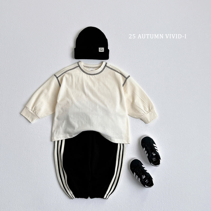 Vivid I - Korean Children Fashion - #toddlerclothing - Triple Line Jogger Pants - 11