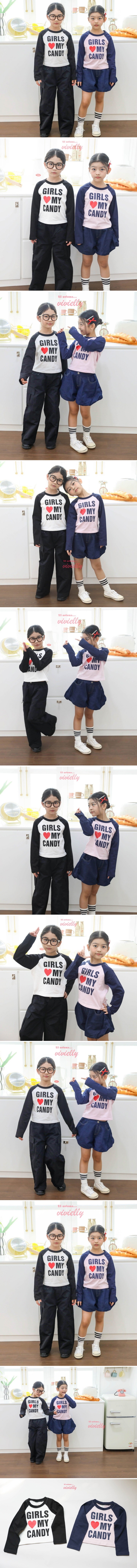 Vivielly - Korean Children Fashion - #minifashionista - Candy Raglan Tee - 2