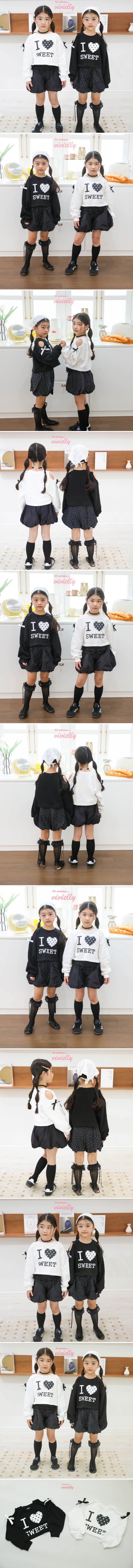 Vivielly - Korean Children Fashion - #todddlerfashion - Sweet Sweatshirt - 2