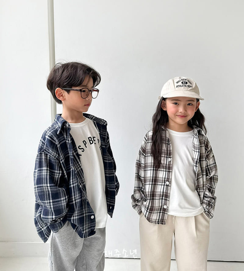 Witty Boy - Korean Children Fashion - #Kfashion4kids - Pride Check Shirt - 8