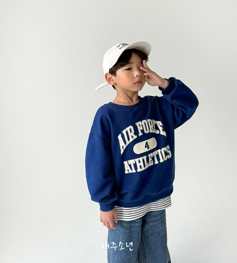 Witty Boy - Korean Children Fashion - #Kfashion4kids - Air Force Sweatshirt - 6