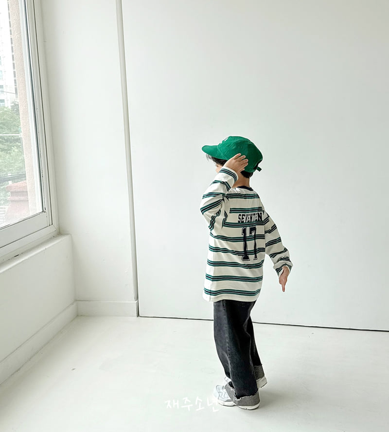 Witty Boy - Korean Children Fashion - #childofig - Seventeen Stripe Tee - 7