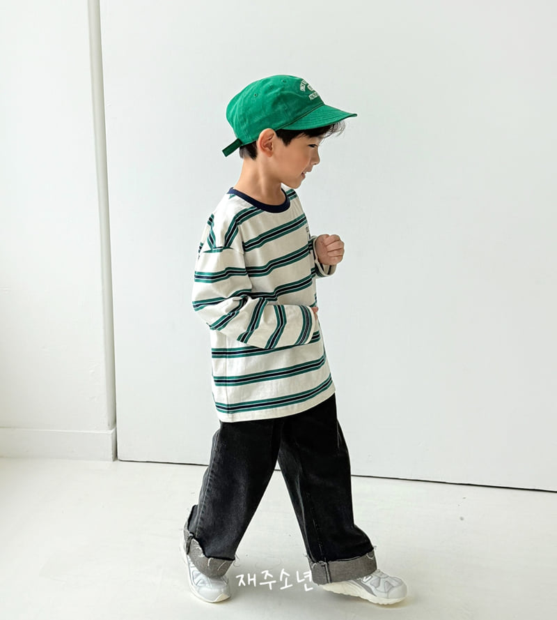 Witty Boy - Korean Children Fashion - #childofig - Seventeen Stripe Tee - 8