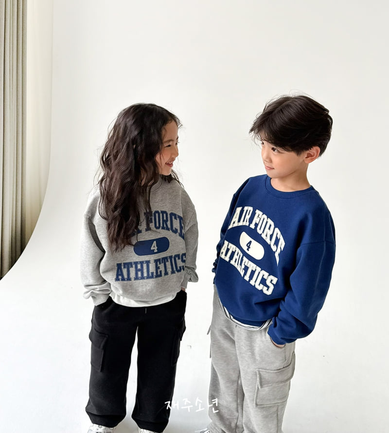 Witty Boy - Korean Children Fashion - #childofig - Air Force Sweatshirt - 12