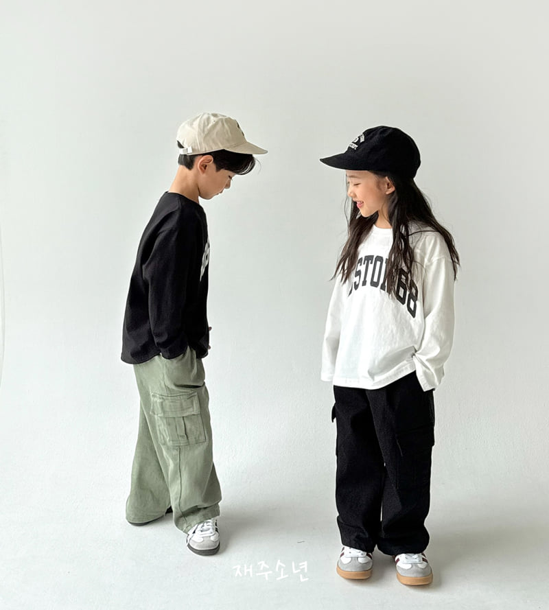 Witty Boy - Korean Children Fashion - #childofig - Army Cargo Pants - 4
