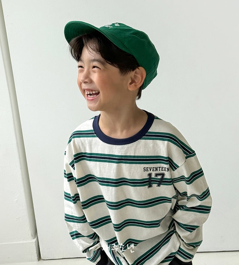 Witty Boy - Korean Children Fashion - #designkidswear - Seventeen Stripe Tee - 10