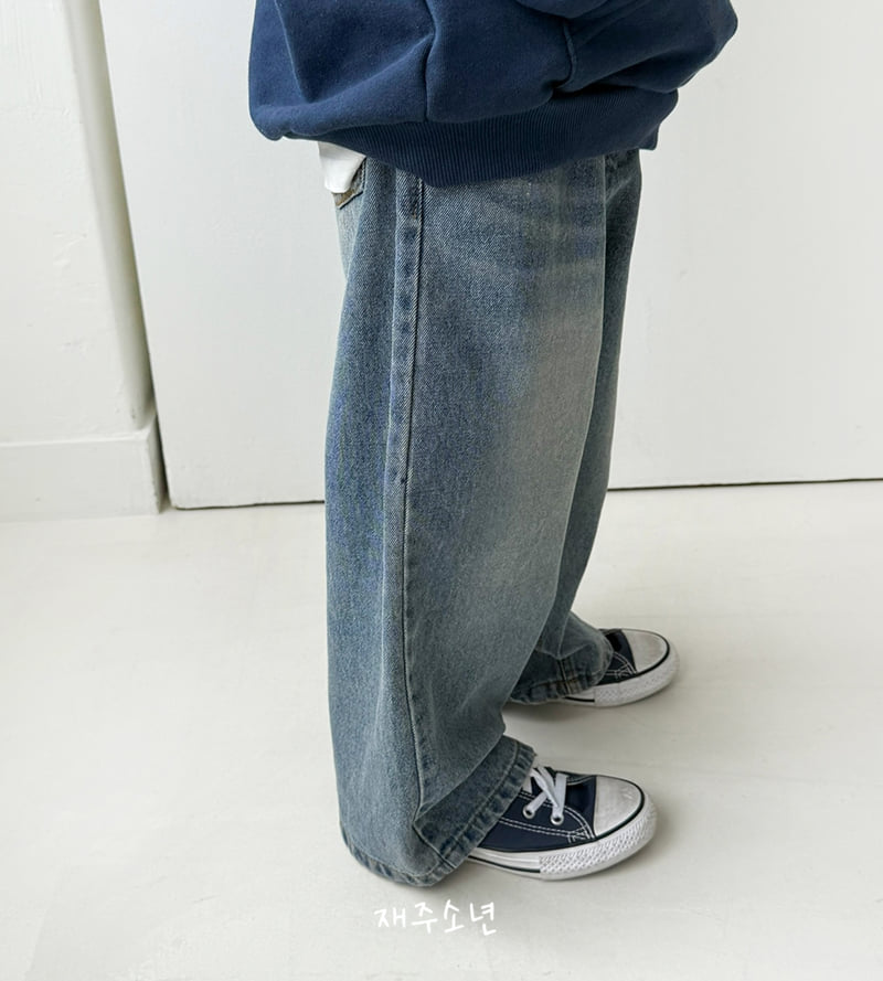 Witty Boy - Korean Children Fashion - #designkidswear - Old School Denim Pants - 2